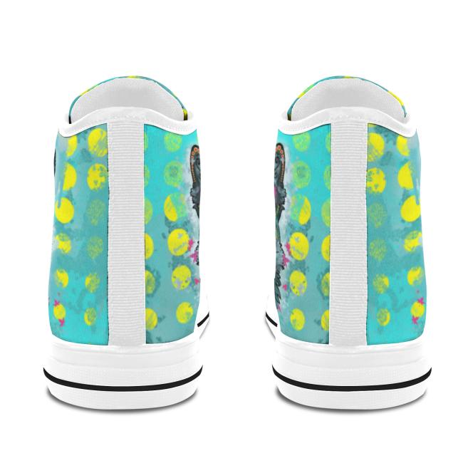 Sneaker mit Hundemotiv Eddy - Turnschuh, Sportschuh, bunt, Unisex, Grösse 36-46, Mischling, Mix, deutscher Schäferhund